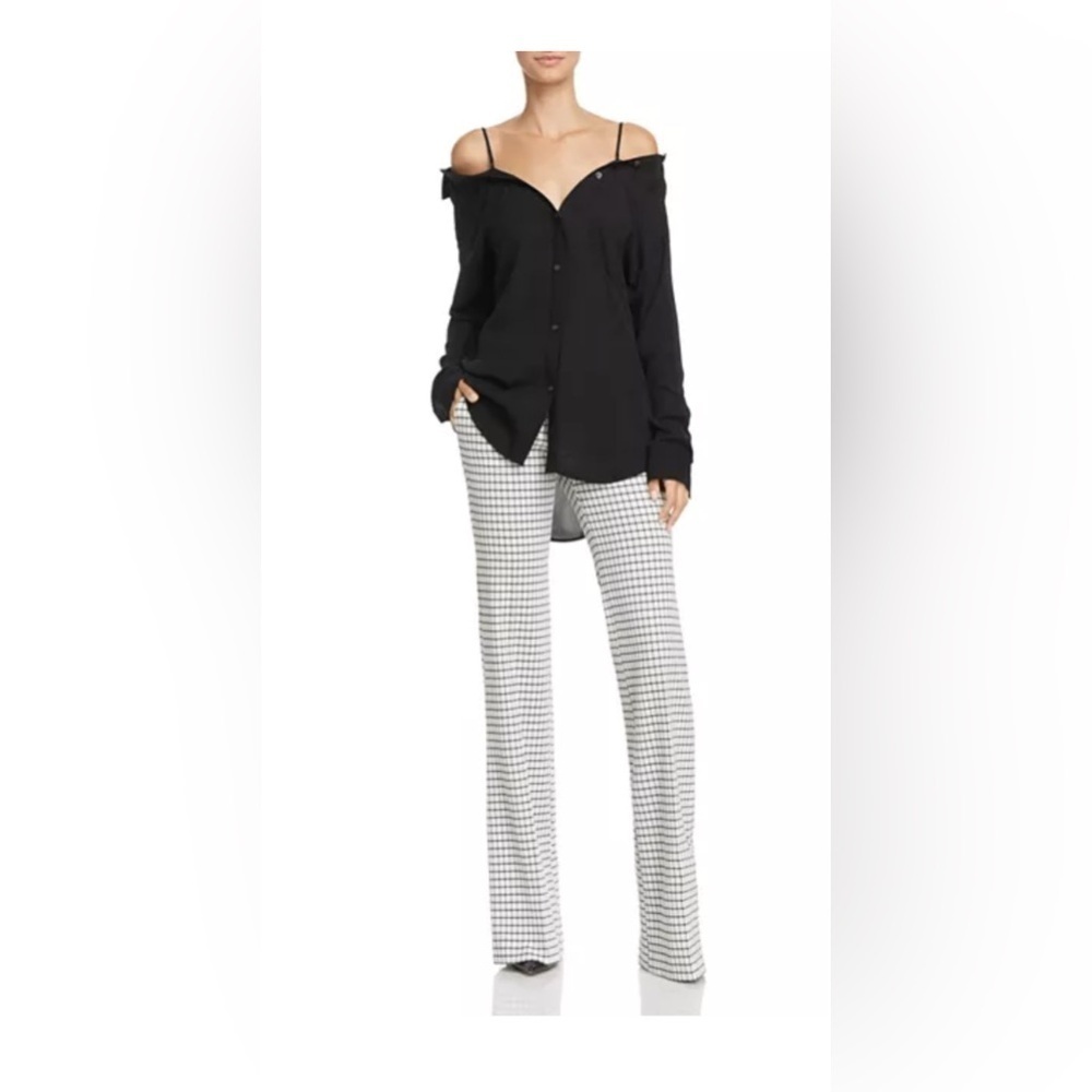 Theory Tamalee Classic Off-the-Shoulder Shirt size 0 or XS